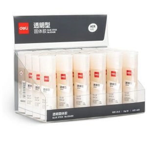 COLLE STICK DE BUREAU TRANSPARENTE ACR 13GR DELI 53408