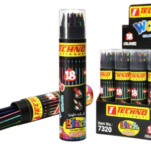 CRAYON DE COULEUR WOW BLACK 18 TECHNO 7320
