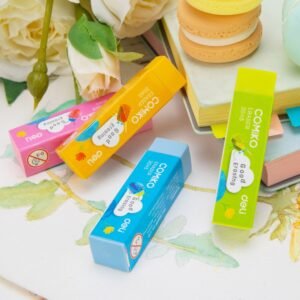 GOMME SCOLAIRE COULEUR SLIM POP DELI 3045