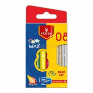 CRAYON DE COULEUR 08 ARGENT ET OR VERTEX VS0422