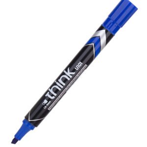 MARQUEUR PERMANENT TETE COUPEE BLEU DELI REF U10130