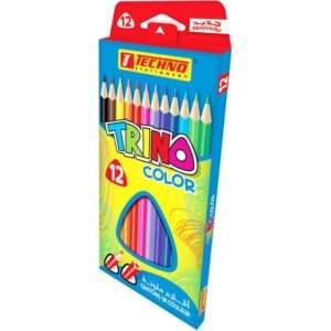 CRAYON DE COULEUR 12 LONG TRINO TECHNO T5295 T4372