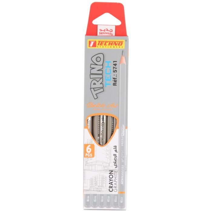 CRAYON TECHNIQUE GRAPHITE TECHNO ( H ,2H,3H,4H,5H,6H )