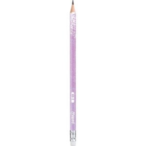 CRAYON GRAPH PLAS GLITTERDECO HB GOM POT*72 MAPED 851805