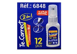 CORRECTEUR EN FLACON 10ML DOUBLE USAGE TECHNO 6848