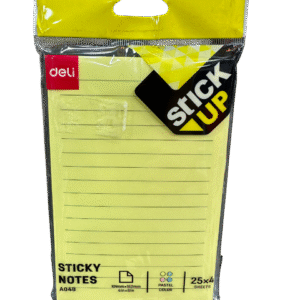 NOTE ADHESIF JAUNE PASTEL 100F 75*125MM STICK-IT TECHNO 5082