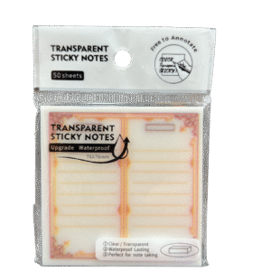 POST IT TRANSPARENT PAILLETE BHM