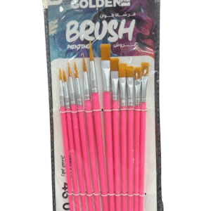 POCHETTE DE 12 PINCEAUX ECOLIERS GOLDEN 46052